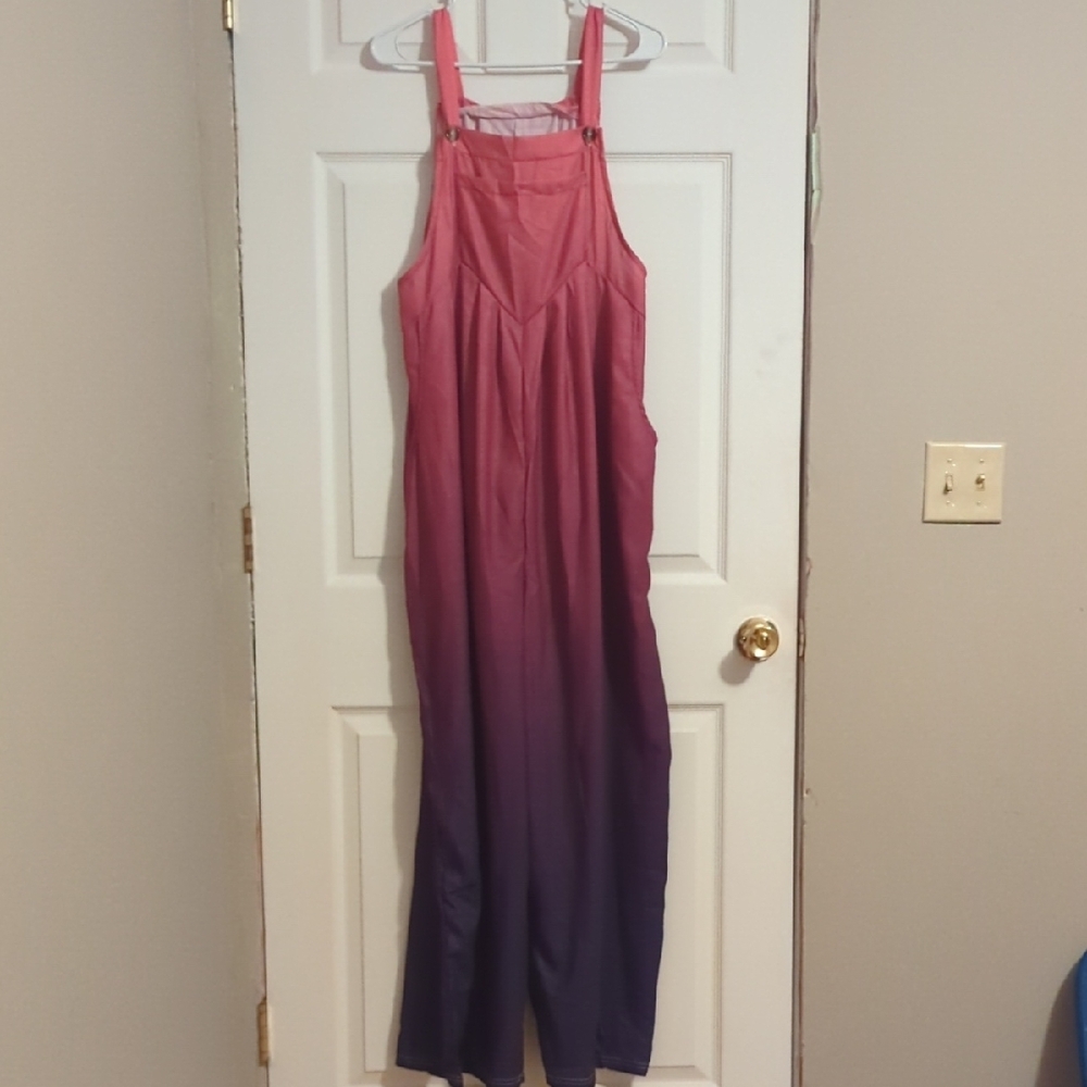 Pink and Purple Ombre Jumpsuit